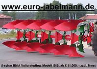 Unia Volldrehpflüge, NEU, 3 - 9 Schare, Dreipunkt, Aufgesattelt Unia Volldrehpflüge, NEU, 3 - 9 Schare, Dreipunkt, Aufgesattelt