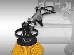 Jansen Seitenkehrbesen für Traktor Kehrmaschine Jansen JK-200! Hydraulisch