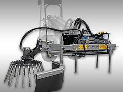 Jansen Wildkrautbürste Jansen WKB-70, Wildkrautbesen, Unkrautbürste, hydraulisch