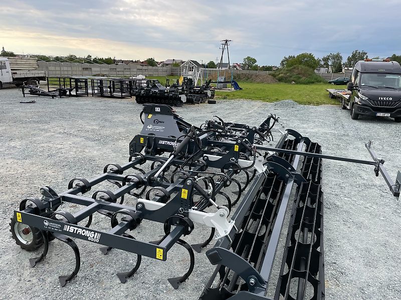 Leichtgrubber STRONG 6 m Stoppelgrubber Egge Federzinkenegge NEU TOP Qualität
