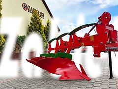 ZabieL Plow PZ-3 / Pług zagonowy 3- skibowy ZABIEL PZ-3/ ZABIEL 3 Fuerchen Pflug