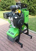 Baumstumpffräse, Stubbenfräse LASKI FZ-500 / 38 zum Baggeranbau mit Eigenmotor. . Die Anbau - Wurzelfräse für den Profi!