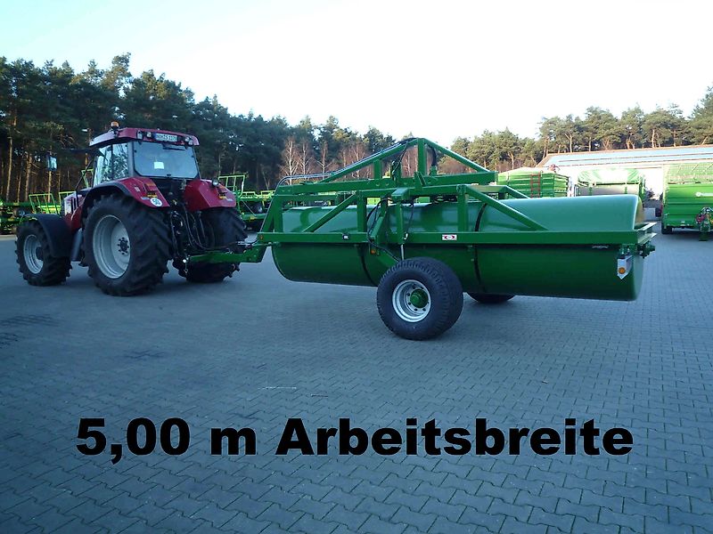 Jako 1-teilige Wiesewalze M 275 mit abgerundete Kanten mit Fahrgestell, ungebremst