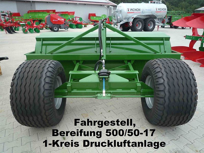 Jako 1-teilige Wiesewalze M 275 mit abgerundete Kanten mit Fahrgestell, ungebremst