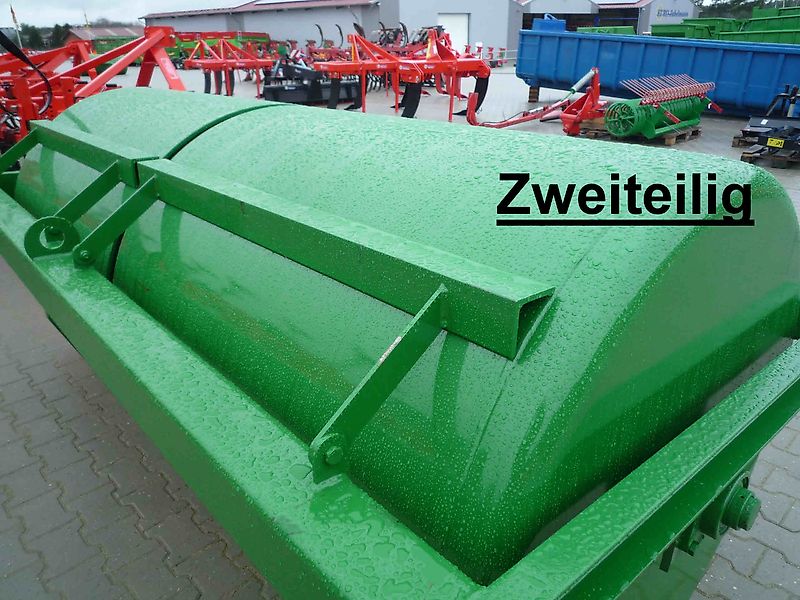 Jako 1-teilige Wiesewalze M 275 mit abgerundete Kanten mit Fahrgestell, ungebremst