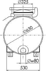 Wolf-Landtechnik GmbH Wasserfass MINI 600L (Fahrwerk optional)