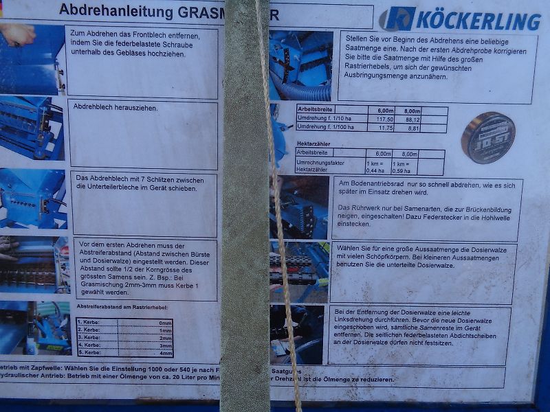 Köckerling Grünlandstriegel Köckerling Grasmaster 600 cm Arbeitsbreite Grünlandnachsaatgerät mit Pneumatikstreuer Crossbord zur Maulwurfhaufeneinebnung Kein Güttler Einböck Hatzenbichler Carree Grünlandstriegel Grünlanschlitzgerät mit Belüftungseinrichtung Nachsaatg