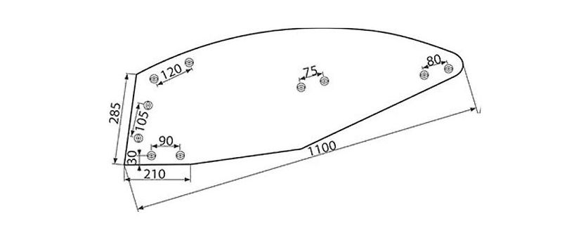 Kverneland Streichblech
