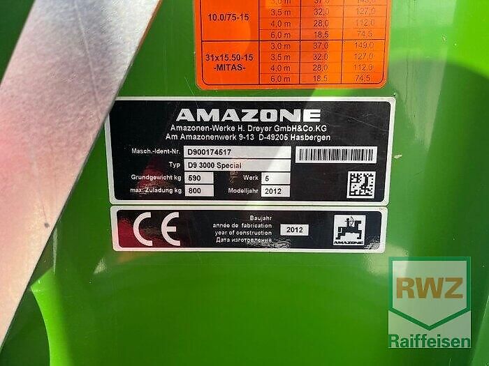Amazone D 9 / 3000 Special