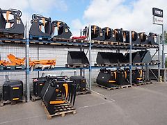 Weidemann Leichtgutschaufel, Krokodilgebiss, Palettengabel