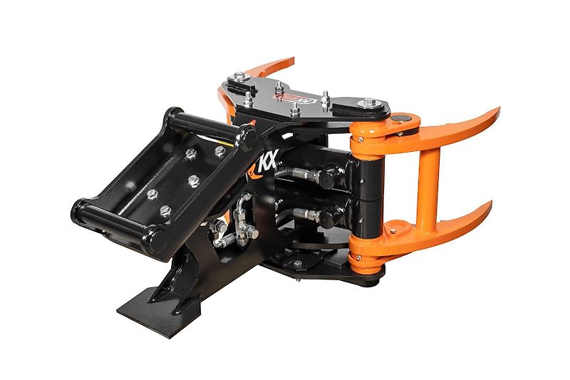 KX Fällgreifer Baumschere Baggeranbau Bagger 1,5-5t. Greifer KX210
