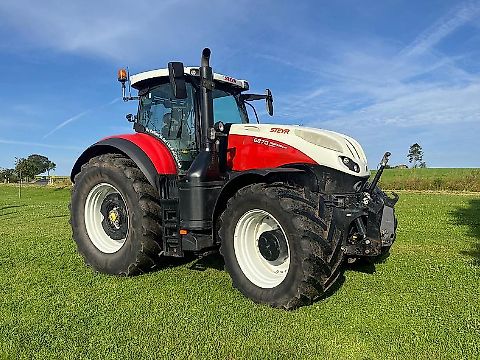 Ein gebrauchter Steyr Terrus 6300 CVT aus dem Baujahr 2019
